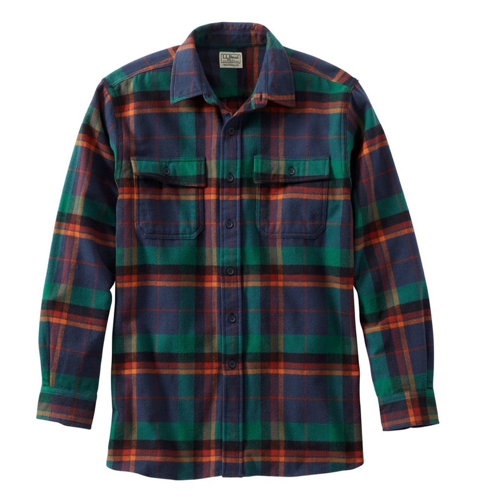 L.L. Bean Cotton Flannel, Traditional Fit